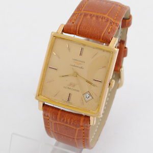 Gold plated automatic Longines watch