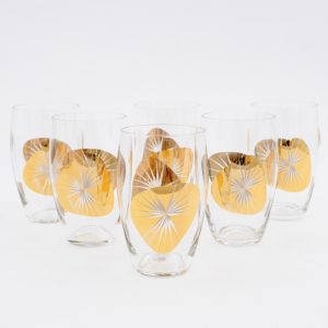 Kryształowe szklanki starburst