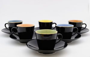 Six colourful cups by Ditmar Urbach