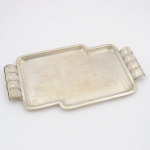 Silver plated Art Deco tray