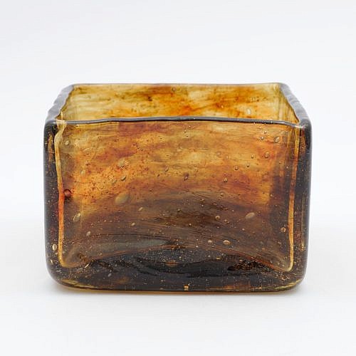 szklany wazon z huty Holmegaard seria Lava