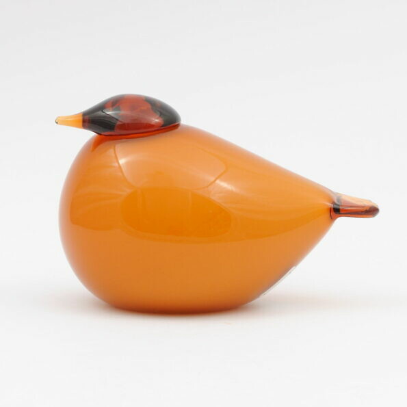 Figurka ptaka Iittala Kuulas Seville Orange projektu Oiva Toikka
