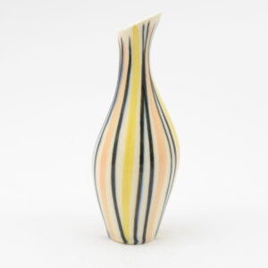 Ceramiczny wazon Pyžamo w stylu mid-century modern proj. Jarmila Formánková, Ditmar Urbach, lata 60.