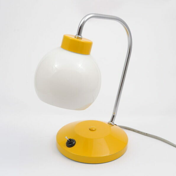 Yellow Lidokov Model L204 Lamp by Josef Hurka from 1960s