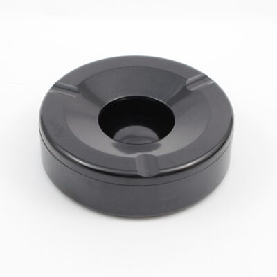 Czarna popielniczka Helit, proj. Walter Zeischegg, model 84033