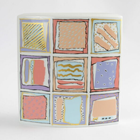 Postmodern Porcelain Vase by Dorothy Hafner for Rosenthal, 1980s
