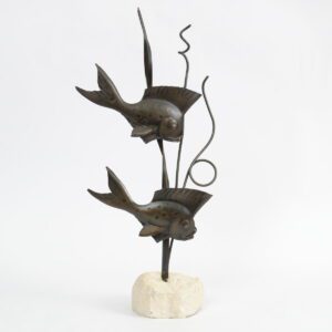 Rzeźba ryby, lata 60.