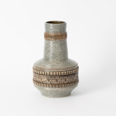 Szary wazon Fratelli Fanciullacci, Włochy, lata 60.