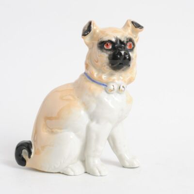 Figurka mopsa, Niemcy, pocz. XX w.