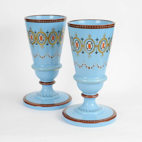 Para błękitnych wazonów, Francja, XIX wiek