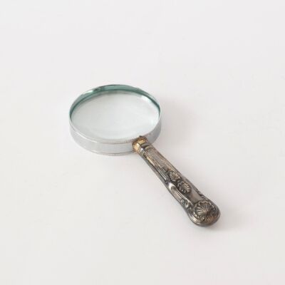 Srebrna lupa gabinetowa, Wielka Brytania, początek XX w.