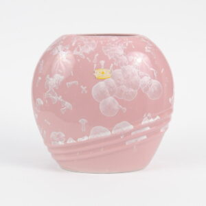 Wazon ze szkliwem krystalicznym, Shen Shou, Chiny, lata 80.