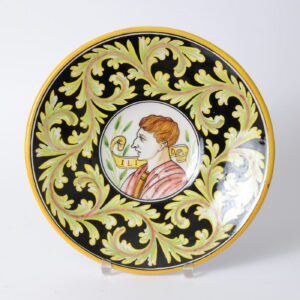 Para talerzy w stylu renesansowym, Mastro Giorgio, Włochy, lata 50.