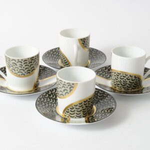 Filiżanki do kawy, Dana Roman, Limoges, Francja, lata 90.