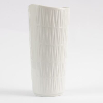 Wazon z białej porcelany, Edelstein, Niemcy, lata 60.