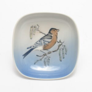 Talerz dekoracyjny z ptakiem, Royal Copenhagen, Dania, lata 70.
