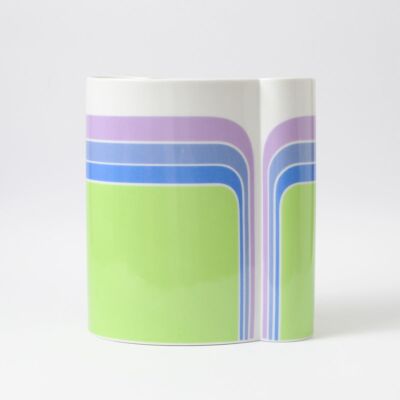 Porcelanowy, kolorowy wazon ze znanej niemieckiej manufaktury Thomas - Rosenthal