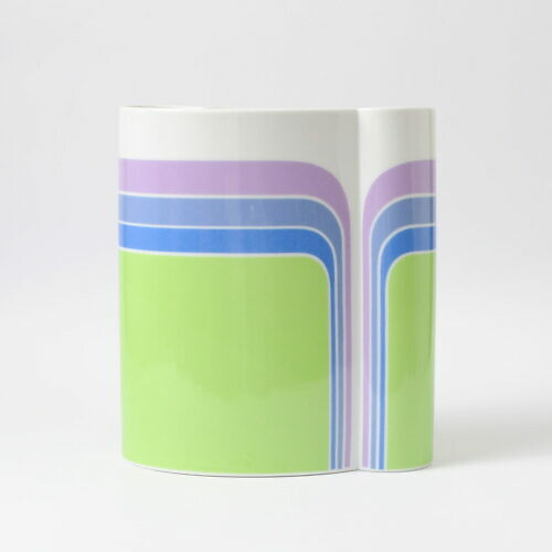 Porcelanowy, kolorowy wazon ze znanej niemieckiej manufaktury Thomas - Rosenthal