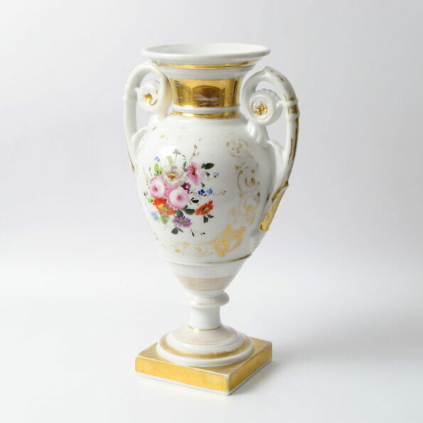 Porcelanowy wazon vieux Paris, Francja, XIX w.