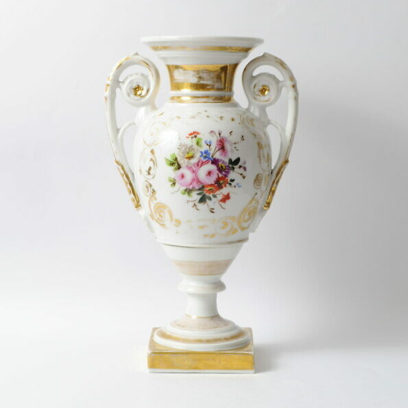 Porcelanowy wazon vieux Paris, Francja, XIX w.