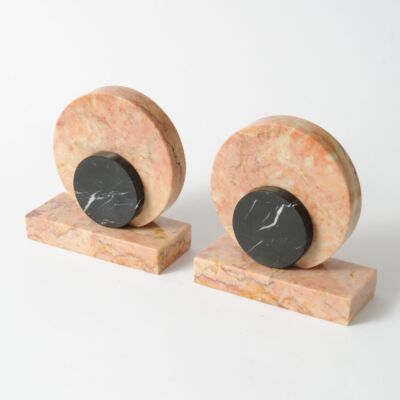 Podpórki do książek w stylu art deco z lat 30.