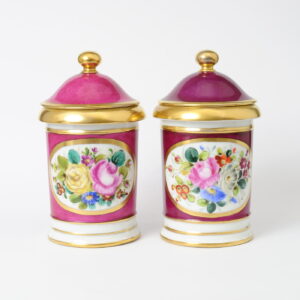 Ręcznie malowane porcelanowe pojemniki