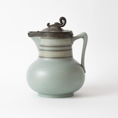 Antyczny angielski dzban mozaikowy z manufaktury James Dudson