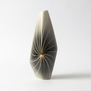 Porcelanowy wazon w stylu mid-century Lindner Kueps model Juwel