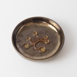 Duńska ceramiczna patera Frank Keramik, lata 70.