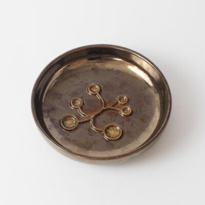 Duńska ceramiczna patera Frank Keramik, lata 70.