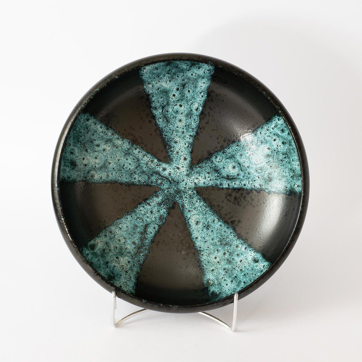 Duża ceramiczna misa Elchinger, Francja, lata 50.