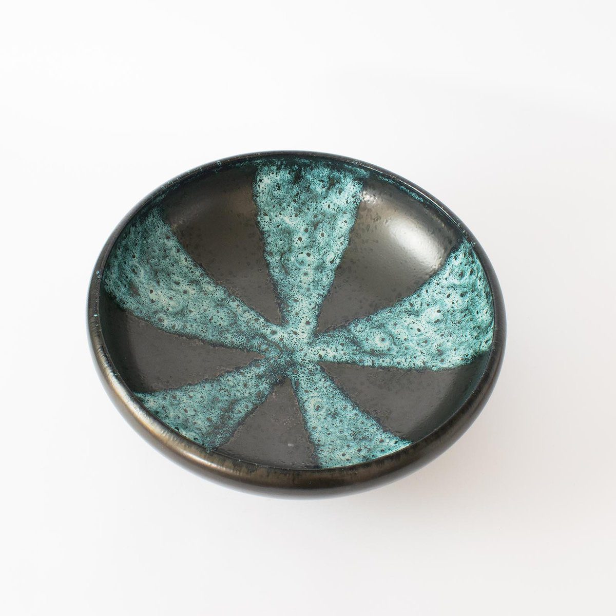 Duża ceramiczna misa Elchinger, Francja, lata 50.