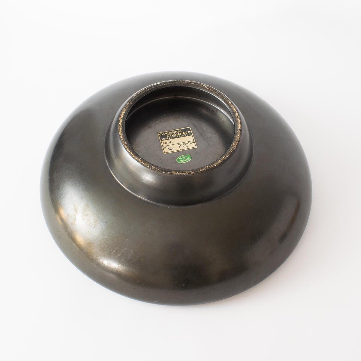 Duża ceramiczna misa Elchinger, Francja, lata 50.