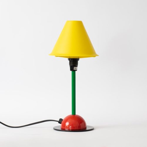 Postmodernistyczna kolorowa lampa stołowa Ikea, lata 80.