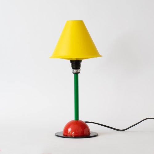 Postmodernistyczna kolorowa lampa stołowa Ikea, lata 80.