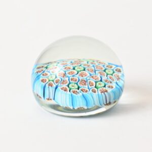 Vintage Millefiori Glass Paperweight from Vetreria 3 Fiori, 1950s