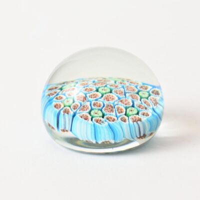 Vintage Millefiori Glass Paperweight from Vetreria 3 Fiori, 1950s